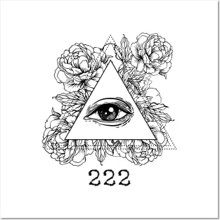 Mystic Numbers 222 Posters and Art